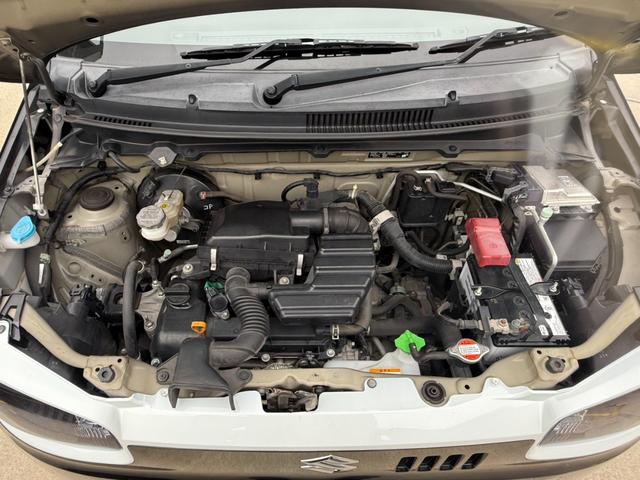 アルト 　レーダーブレーキサポート／シートヒーター／キーレス／アイドリングストップ／エネチャージ／レベライザー／ライトスモーク加工ヘッドライト／エアコン／車検令和９年１２月まで／ホワイトグリル＆ホイールキャップ（27枚目）