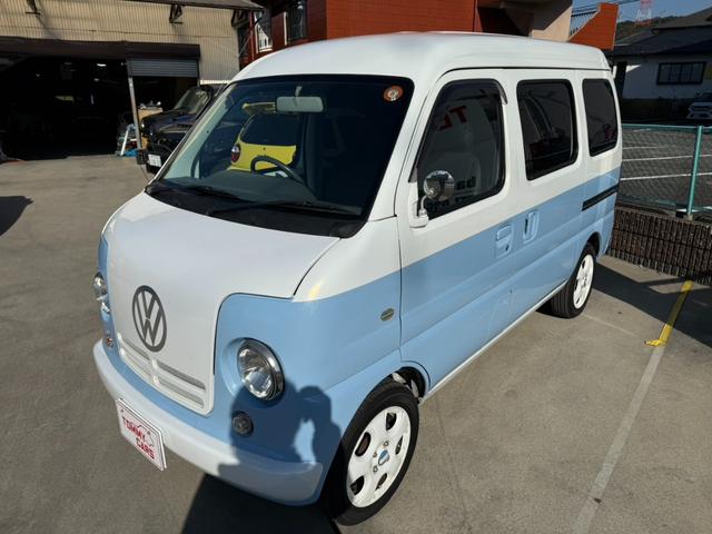 エブリイ PA フェイスチェンジキット/普通車登録公認済/ツートン全塗装/社外アルミ/禁煙/シートカバー/オートマ/(8枚目)