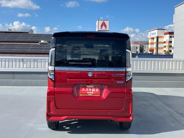 スペーシアカスタム HYBRID XSターボ スズキコネクト装着車/サポカー デュアルセンサーブレーキサポートII│後席両側パワースライドドア│LEDヘッドランプ│15インチアルミホイール│全方位モニター付ナビ│ブラック2トーン(11枚目)