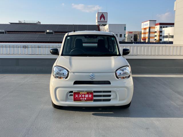 アルトらしさはそのままに、大きな窓で視界良好、衝撃吸収構造でさらに安全に。従来の【ハロゲンヘッドランプ】です。