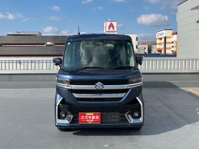 スペーシアカスタム HYBRID GS 全方位モニター付ナビ/サポカー デュアルセンサーブレーキサポートII│後席左側パワースライドドア│LEDヘッドランプ│15インチアルミホイール│スズキコネクト対応通信機(5枚目)