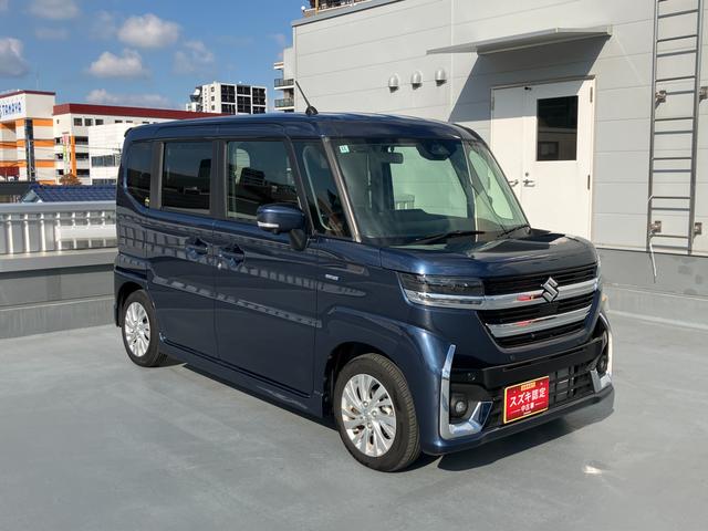 スペーシアカスタム HYBRID GS 全方位モニター付ナビ/サポカー デュアルセンサーブレーキサポートII│後席左側パワースライドドア│LEDヘッドランプ│15インチアルミホイール│スズキコネクト対応通信機(55枚目)