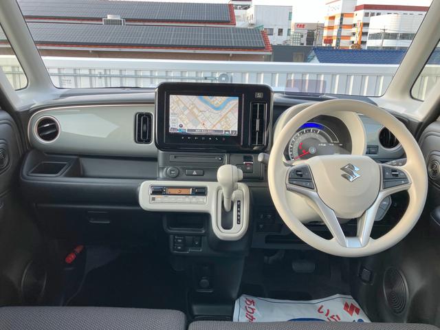 ワゴンRスマイル HYBRID S 3型 コネクト対応通信機装着車/サポカー 全方位モニター付ナビ│デュアルセンサーブレーキサポートII│LEDヘッドランプ│後席左側パワースライドドア│ヘッドアップディスプレイ│ベージュ2トーン(8枚目)