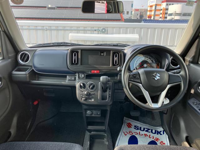 アルト ＨＹＢＲＩＤ　Ｓ　３型　スズキコネクト装着車／サポカー　デュアルセンサーブレーキサポートＩＩ│１４インチホイールキャップ│ベージュ２トーン│ステアリングオーディオスイッチ│マニュアルエアコン（8枚目）