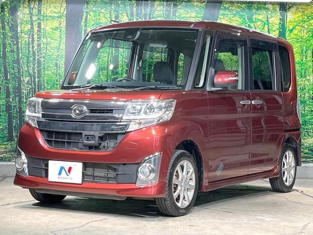 タント カスタムＸ　ＳＡＩＩ　電動スライドドア　ＳＤナビ　バックカメラ　衝突被害軽減システム　禁煙車　コーナーセンサー　スマートキー　ＨＩＤヘッド　オートライト　オートエアコン　純正１４インチアルミ　Ｂｌｕｅｔｏｏｔｈ　ＣＤ（35枚目）