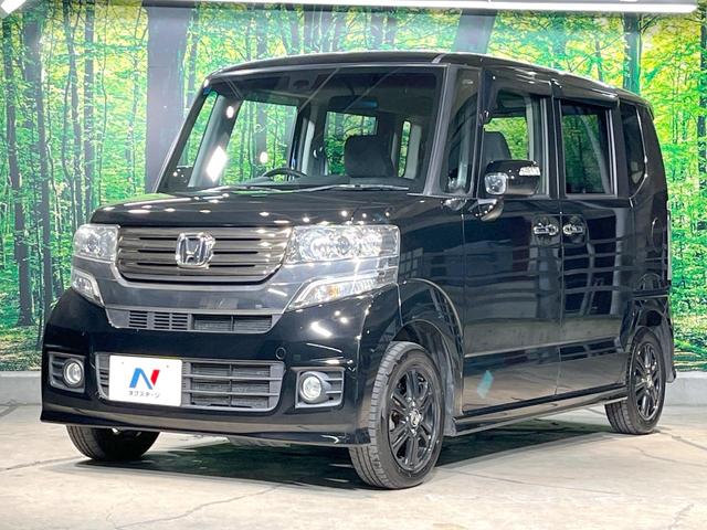 Ｎ－ＢＯＸカスタム Ｇ・Ａパッケージ　電動スライドドア　純正ＳＤナビ　バックカメラ　禁煙車　コーナーセンサー　スマートキー　ＨＩＤヘッドイエローフォグランプ　ＥＴＣ　純正１４インチアルミ　オートエアコン　ＣＤ　ＤＶＤ再生　フルセグ（40枚目）