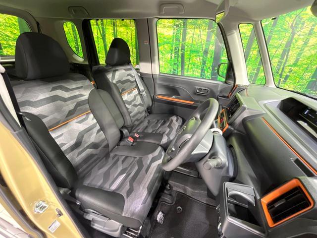 タント ファンクロス　禁煙車　衝突軽減　両側電動スライド　ＬＥＤヘッド　シートヒーター　レーンアシスト　スマートキー　オートハイビーム　クリアランスソナー　オートエアコン　アイドリングストップ　横滑り防止装置　車線逸脱警報（8枚目）