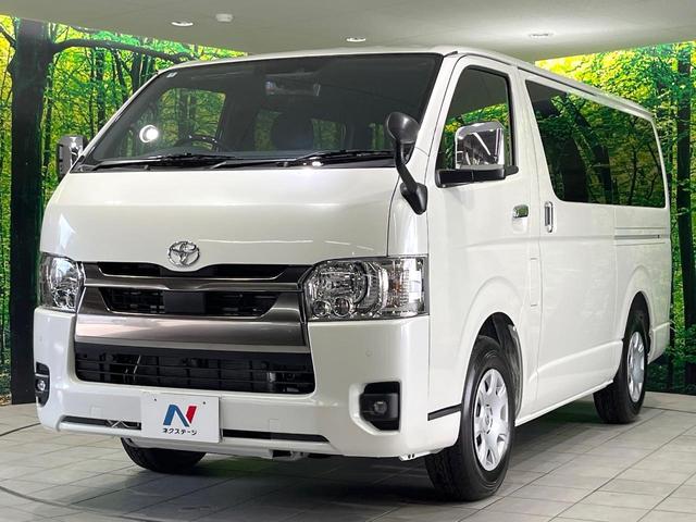 ハイエースバン ロングスーパーＧＬ　ダークプライムＳ　ディーゼル　登録済未使用車　両側電動スライドドア　衝突被害軽減装置　禁煙車　ハーフレザーシート　コーナーセンサー　スマートキー　ＬＥＤヘッド　オートライト　オートエアコン　ＬＥＤフォグ　車線逸脱警報（28枚目）