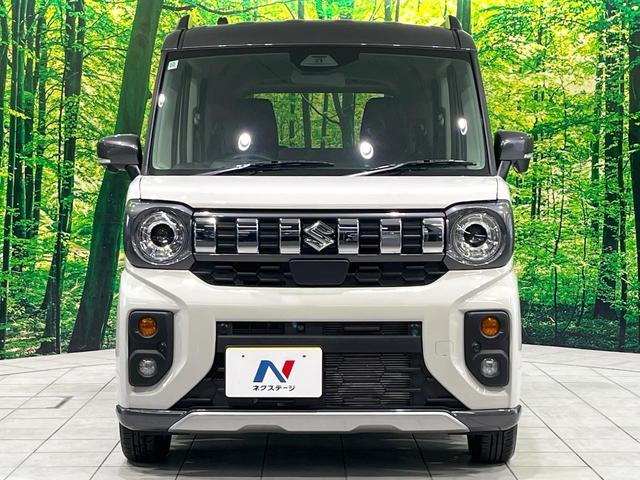 スペーシアギア ハイブリッドＸＺ　ターボ　禁煙車　９型純正ナビ　両側電動ドア　全周囲カメラ　衝突軽減システム　レーダークルーズ　コーナーセンサー　スマートキー　ＬＥＤヘッド　オートハイビーム　車線逸脱警報　オートライト　オートエアコン（14枚目）