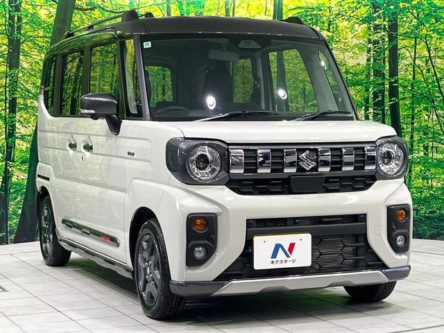 スペーシアギア ハイブリッドＸＺ　ターボ　禁煙車　９型純正ナビ　両側電動ドア　全周囲カメラ　衝突軽減システム　レーダークルーズ　コーナーセンサー　スマートキー　ＬＥＤヘッド　オートハイビーム　車線逸脱警報　オートライト　オートエアコン（16枚目）