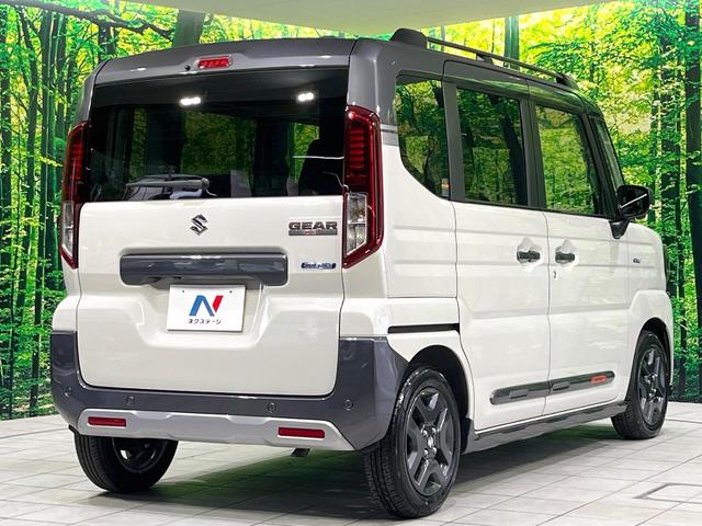 スペーシアギア ハイブリッドＸＺ　ターボ　禁煙車　９型純正ナビ　両側電動ドア　全周囲カメラ　衝突軽減システム　レーダークルーズ　コーナーセンサー　スマートキー　ＬＥＤヘッド　オートハイビーム　車線逸脱警報　オートライト　オートエアコン（17枚目）