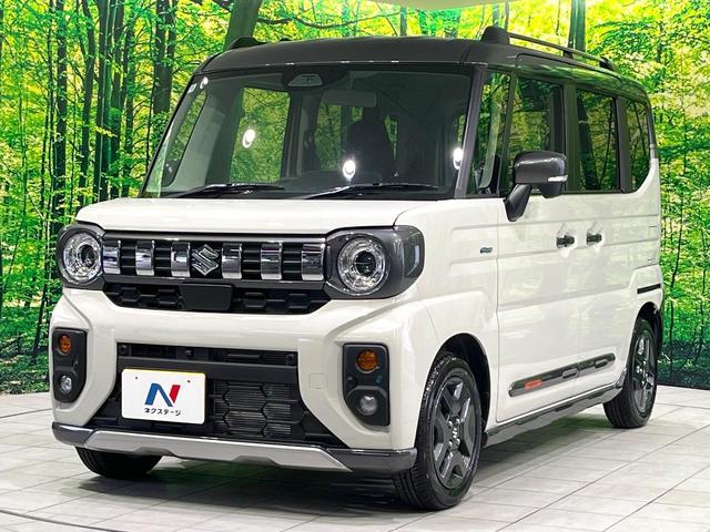 スペーシアギア ハイブリッドＸＺ　ターボ　禁煙車　９型純正ナビ　両側電動ドア　全周囲カメラ　衝突軽減システム　レーダークルーズ　コーナーセンサー　スマートキー　ＬＥＤヘッド　オートハイビーム　車線逸脱警報　オートライト　オートエアコン（27枚目）