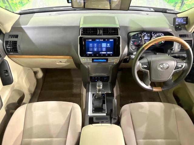 ランドクルーザープラド TX 4WD 禁煙車 純正9型ナビ バックカメラ 衝突軽減装置 レーダークルーズ デジタルインナーミラー ETC Bluetooth ドラレコ LEDヘッド クリアランスソナー 純正17インチアルミ(2枚目)