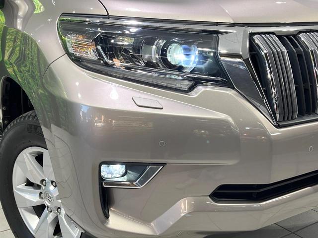 ランドクルーザープラド TX 4WD 禁煙車 純正9型ナビ バックカメラ 衝突軽減装置 レーダークルーズ デジタルインナーミラー ETC Bluetooth ドラレコ LEDヘッド クリアランスソナー 純正17インチアルミ(12枚目)