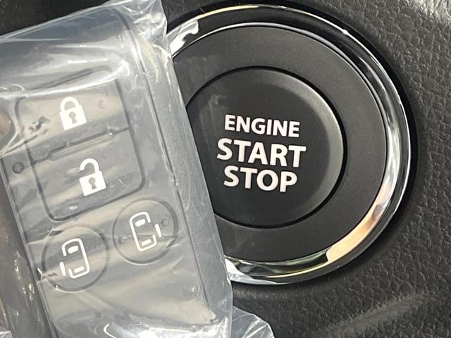 スペーシアカスタム ハイブリッドXS 届出済み未使用車 両側電動スライドドア 衝突被害軽減システム レーダークルーズコントロール LEDヘッドライト オートライト コーナーセンサー スマートキー 革巻きステアリング(7枚目)