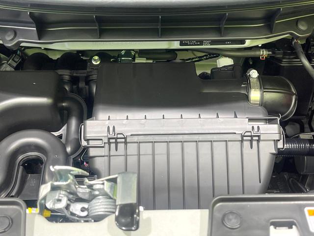 スペーシアカスタム ハイブリッドXS 届出済み未使用車 両側電動スライドドア 衝突被害軽減システム レーダークルーズコントロール LEDヘッドライト オートライト コーナーセンサー スマートキー 革巻きステアリング(19枚目)