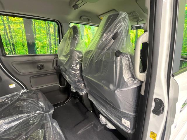 スペーシアカスタム ハイブリッドXS 届出済み未使用車 両側電動スライドドア 衝突被害軽減システム レーダークルーズコントロール LEDヘッドライト オートライト コーナーセンサー スマートキー 革巻きステアリング(35枚目)