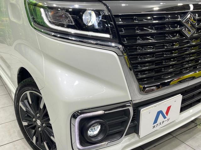 スペーシアカスタム ハイブリッドXS 禁煙車 両側電動スライドドア 衝突軽減装置 レーダークルーズ ETC Bluetooth シートヒーター コーナーセンサー スマートキー LEDヘッド LEDフォグ レーンアシスト ロールサンシェード(12枚目)