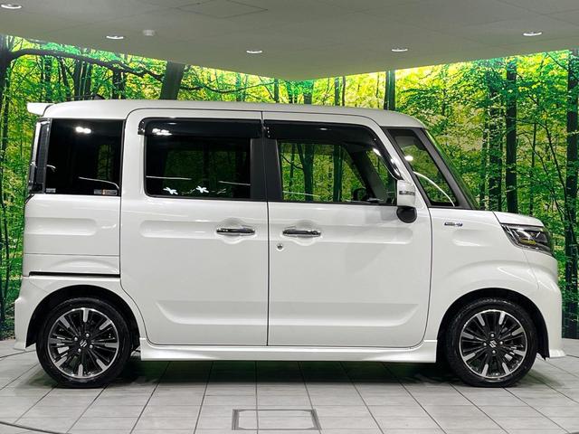 スペーシアカスタム ハイブリッドXS 禁煙車 両側電動スライドドア 衝突軽減装置 レーダークルーズ ETC Bluetooth シートヒーター コーナーセンサー スマートキー LEDヘッド LEDフォグ レーンアシスト ロールサンシェード(28枚目)