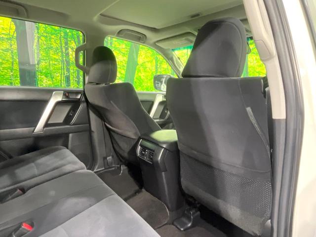 ランドクルーザープラド TX サンルーフ 禁煙車 純正SDナビ バックカメラ 衝突軽減装置 レーダークルーズ 7人乗り ETC Bluetooth LEDヘッド LEDフォグ クリアランスソナー ルーフレール 純正17インチアルミ(38枚目)