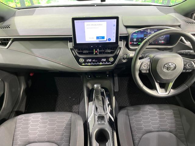 カローラスポーツ ハイブリッドＧ　Ｚ　禁煙車　モデリスタエアロ　純正１０．５インチナビ　バックカメラ　衝突軽減　レーダークルーズ　寒冷地仕様　シートヒーター　レーンアシスト　ＬＥＤヘッド　ＥＴＣ　ステアリングヒーター　純正１８インチアルミ（2枚目）