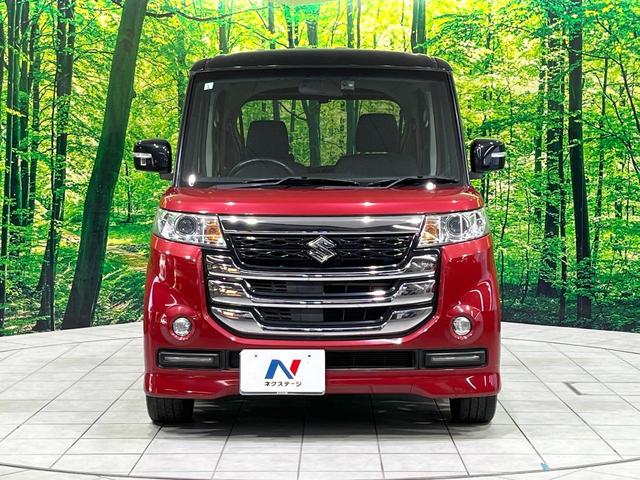 スペーシアカスタムZ ターボ SDナビ 両側電動スライド ETC ドラレコ HIDヘッド Bluetooth シートヒーター クルコン LEDフォグ オートライト オートエアコン 純正15インチアルミ ステアリングスイッチ(14枚目)