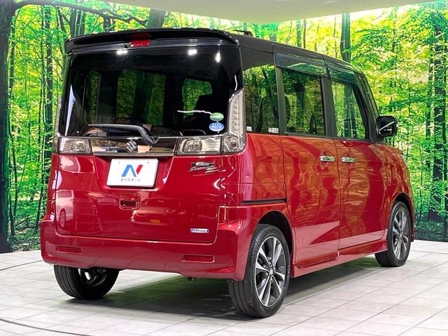 スペーシアカスタムZ ターボ SDナビ 両側電動スライド ETC ドラレコ HIDヘッド Bluetooth シートヒーター クルコン LEDフォグ オートライト オートエアコン 純正15インチアルミ ステアリングスイッチ(17枚目)