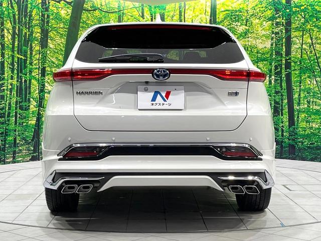 ハリアーハイブリッド Z 禁煙車 モデリスタフルエアロ 衝突被害軽減 12.3型ディスプレイオーディオ JBLサウンド パノラミックビューモニター レーダークルーズコントロール パワーバックドア フルセグ(15枚目)
