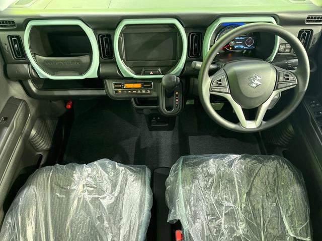 ハスラー ハイブリッドG 届出済未使用車 衝突軽減装置 レーダークルーズ LEDヘッド クリアランスソナー シートヒーター オートライト オートエアコン スマートキー ステアリングスイッチ アイドリングストップ 横滑り防止装置(2枚目)