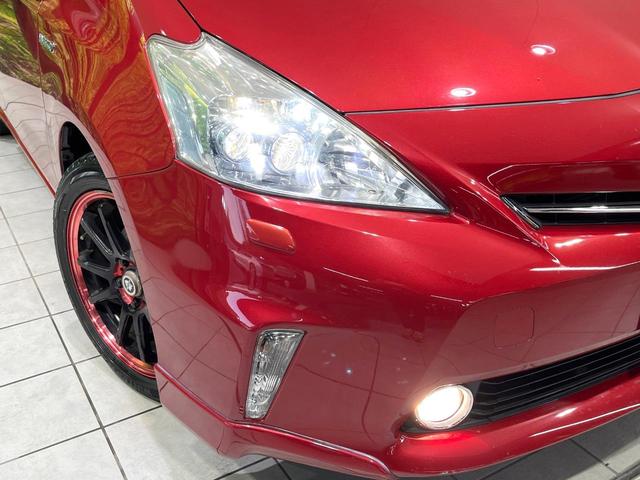 プリウスアルファ Gツーリングセレクション 禁煙車 7人乗り SDナビ バックカメラ ETC Bluetooth フルセグ ドラレコ スマートキー LEDヘッド クルーズコントロール オートライト 電動格納ミラー(13枚目)
