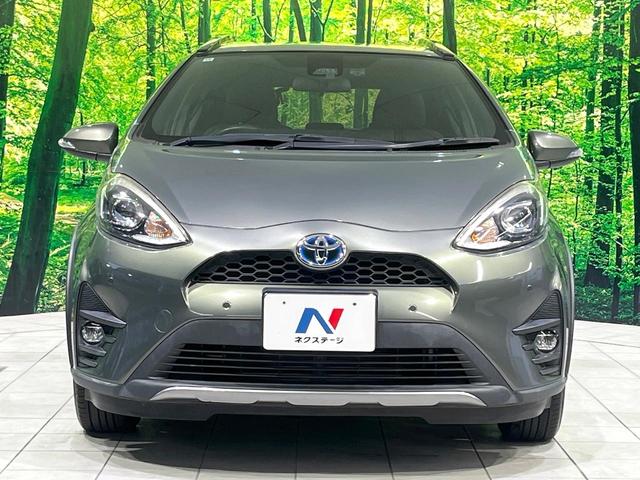 アクア クロスオーバー　グラム　禁煙車　純正ナビ　バックカメラ　衝突軽減装置　ＥＴＣ　Ｂｌｕｅｔｏｏｔｈ　ドラレコ　クリアランスソナー　ＬＥＤヘッド　オートハイビーム　電動格納ミラー　ステアリングスイッチ　先行車発進お知らせ（14枚目）