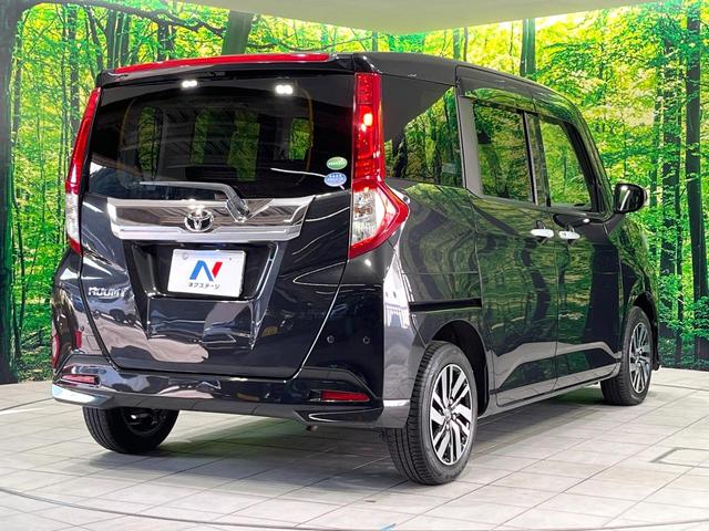 ルーミー カスタムＧ　禁煙車　後席モニター　純正ＳＤナビ　バックカメラ　衝突軽減装置　両側電動スライド　ＥＴＣ　ドラレコ　コーナーセンサー　スマートキー　ＬＥＤヘッド　クルコン　純正１４インチアルミ　オートエアコン（17枚目）