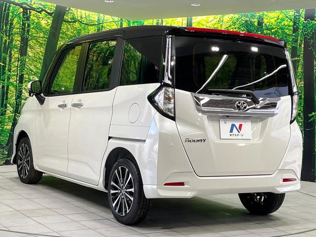 ルーミー カスタムＧ－Ｔ　登録済未使用車　ターボ　純正９型デイスプレイオーディオ　両側電動スライドドア　全周囲カメラ　衝突軽減装置　レーダークルーズ　スマートキー　ＬＥＤヘッド　レーンアシスト　オートライト　オートエアコン（25枚目）