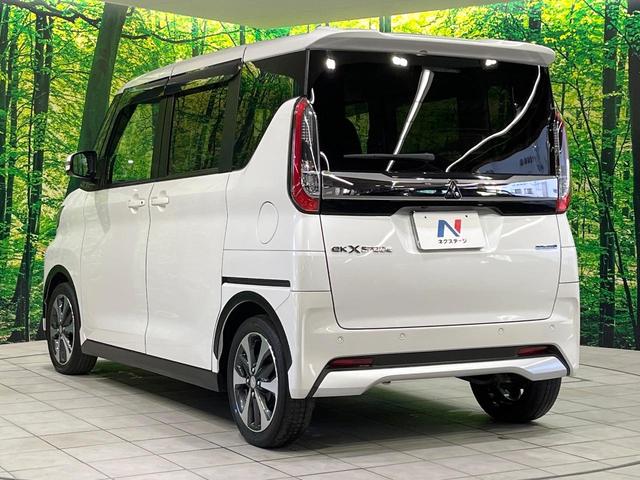 ｅＫクロススペース Ｔ　プラスエディション　ターボ　純正９型ＳＤナビ　全周囲カメラ　衝突被害軽減装置　マイパイロット　禁煙車　コーナーセンサー　スマートキー　ＬＥＤヘッド　ＥＴＣ　純正１５インチアルミ　オートライト　オートエアコン　車線逸脱警報（24枚目）