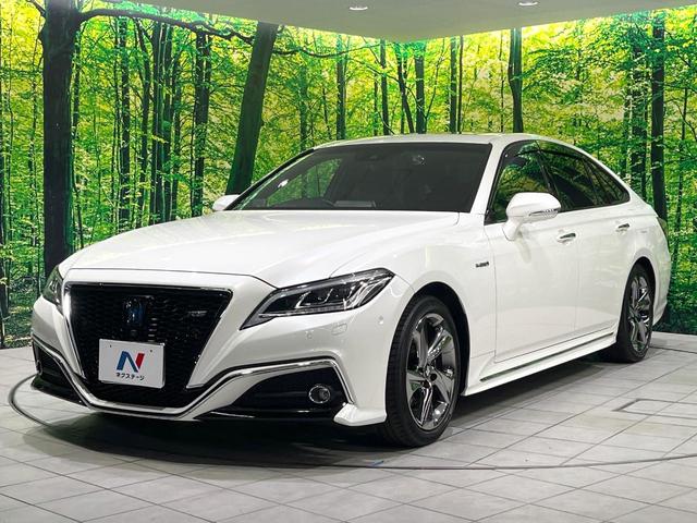 クラウンハイブリッド RSアドバンス サンルーフ 全周囲カメラ 衝突被害軽減 レーダークルーズ 禁煙車 AC100V電源 黒レザーシート シートエアコン コーナーセンサ スマートキ LEDヘッド ビルトインETC ヘッドアップディスプレイ(23枚目)