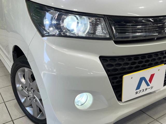 パレットＳＷ リミテッドＩＩ　禁煙車　ＳＤナビ　バックカメラ　両側電動スライドドア　シートヒーター　ＥＴＣ　ＨＩＤヘッド　オートエアコン　スマートキー　純正１４インチアルミ　ステアリングスイッチ　電動格納ミラー　パワーウィンドウ（12枚目）