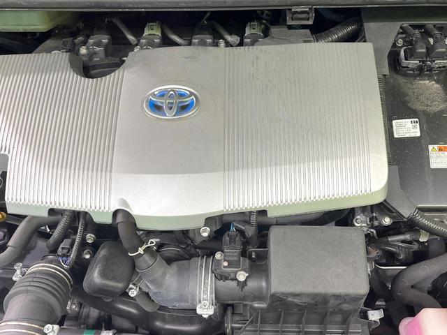 プリウス Ｓツーリングセレクション　禁煙車　ＴＲＤフルエアロ　９型ＢＩＧ－Ｘ　バックカメラ　衝突軽減装置　レーダークルーズ　ＥＴＣ　Ｂｌｕｅｔｏｏｔｈ　フルセグ　スマートキー　シートヒーター　ＬＥＤヘッドライト　ＬＥＤフォグ（18枚目）