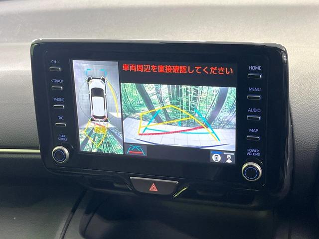 ヤリスクロス ハイブリッドZ 禁煙車 全周囲カメラ 衝突軽減 レーダークルーズ LEDヘッド ETC Bluetooth 純正8型ディスプレイオーディオ シートヒーター ステアリングヒーター オートハイビーム 純正18インチアルミ(4枚目)