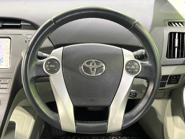 プリウス G 禁煙車 純正ナビ バックカメラ パワーシート スマートキー HIDヘッド ビルトインETC クルコン 純正15インチアルミ ステアリングスイッチ オートライト オートエアコン Bluetooth(11枚目)