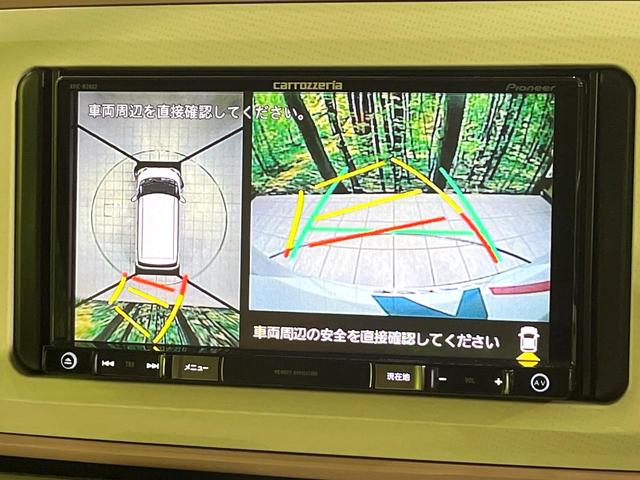 ムーヴキャンバス Ｘメイクアップリミテッド　ＳＡＩＩＩ　禁煙車　両側電動ドア　ＳＤナビ　全周囲カメラ　衝突被害軽減システム　ドラレコ　スマートキー　ＬＥＤヘッド　ＥＴＣ　オートハイビーム　オートライト　オートエアコン　Ｂｌｕｅｔｏｏｔｈ　ＣＤ　ＤＶＤ再生（5枚目）