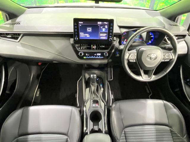 カローラツーリング ハイブリッド　ダブルバイビー　禁煙車　純正８インチディスプレイオーディオ　バックカメラ　衝突被害軽減システム　レーダークルーズ　ハーフレザーシート　ドラレコ　コーナーセンサー　スマートキー　ＬＥＤヘッド　ＥＴＣ　オートハイビーム（2枚目）