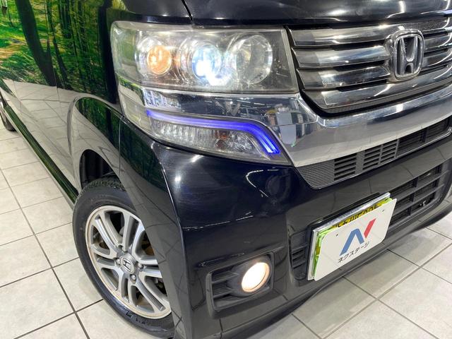 Ｎ－ＢＯＸカスタム Ｇ・Ｌパッケージ　禁煙車　ＳＤナビ　バックカメラ　ドラレコ　ＨＩＤヘッド　ＥＴＣ　純正１４インチアルミ　オートエアコン　Ｂｌｕｅｔｏｏｔｈ　ＤＶＤ再生　フルセグ　ＨＩＤフォグ　プライバシーガラス　ドアバイザー（12枚目）