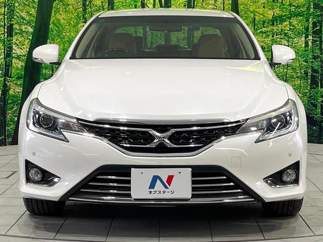 マークX プレミアム 禁煙車 SDナビ HIDヘッド クルコン ETC ドラレコ パワーシート シートヒーター Bluetooth クリアランスソナー オートエアコン オートライト ステアリングスイッチ 純正アルミ(14枚目)