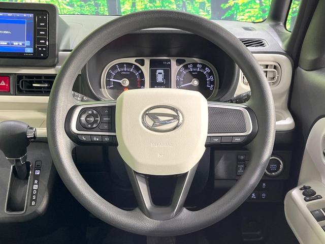 ムーヴキャンバス ストライプスＧ　禁煙車　ＳＤナビ　両側電動スライドドア　全周囲カメラ　衝突軽減装置　Ｂｌｕｅｔｏｏｔｈ　フルセグ　コーナーセンサー　シートヒーター　スマートキー　ＬＥＤヘッド　オートマチックハイビーム　オートライト（11枚目）