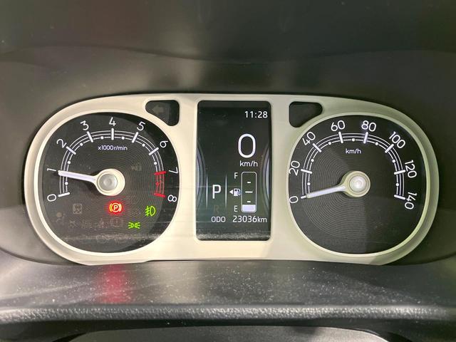 ムーヴキャンバス ストライプスＧ　禁煙車　ＳＤナビ　両側電動スライドドア　全周囲カメラ　衝突軽減装置　Ｂｌｕｅｔｏｏｔｈ　フルセグ　コーナーセンサー　シートヒーター　スマートキー　ＬＥＤヘッド　オートマチックハイビーム　オートライト（45枚目）