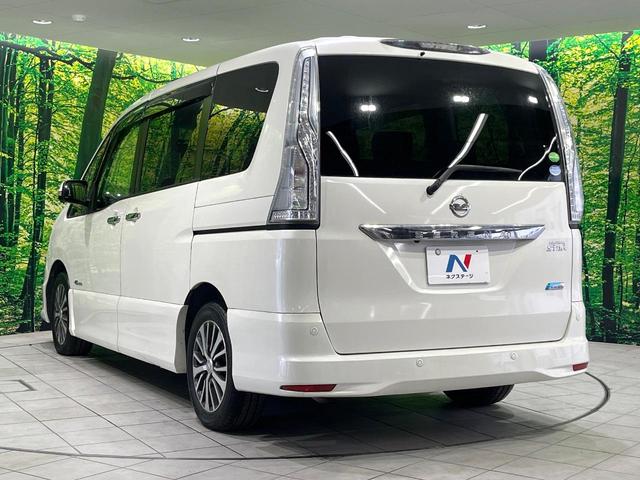 セレナ ハイウェイスター　Ｖセレ＋セーフティＩＩ　ＳＨＶ　禁煙車　両側電動ドア　ＳＤナビ　全周囲カメラ　衝突被害軽減システム　ドラレコ　コーナーセンサー　スマートキー　ＨＩＤヘッド　ＥＴＣ　純正１６インチアルミ　車線逸脱警報　オートライト　プライバシーＧ（32枚目）