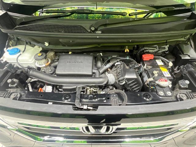N-BOX L 禁煙車 純正8型ナビ バックカメラ 衝突軽減装置 レーダークルーズ 両側電動スライド シートヒーター LEDヘッド ETC オートブレーキホールド オートハイビーム 車線逸脱警報 ステアリングスイッチ(18枚目)
