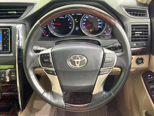 マークＸ ２５０Ｇ　リラックスセレクション　禁煙車　ＳＤナビ　バックカメラ　ＨＩＤヘッド　ＥＴＣ　パワーシート　オートエアコン　オートライト　純正１６インチアルミ　フォグライト　ドラレコ　スマートキー　ステアリングスイッチ　電動格納ミラー（11枚目）