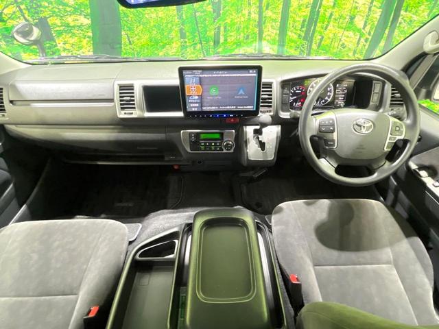 ハイエースワゴン ＧＬ　後席モニター　ＢＩＧ－Ｘ１１型ナビ　電動スライド　バックカメラ　衝突被害軽減　ＡＣ１００Ｖ　禁煙車　ドラレコ　スマートキー　ＬＥＤヘッド　ビルトインＥＴＣ　ＬＥＤフォグ　Ｂｌｕｅｔｏｏｔｈ再生（2枚目）