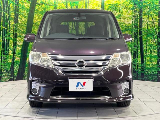 セレナ ハイウェイスター Vセレクション 禁煙車 両側電動ドア 純正SDナビ バックカメラ コーナーセンサー スマートキー HIDヘッド ETC オートライト オートエアコン リアエアコン Bluetooth CD DVD再生 フルセグ(15枚目)